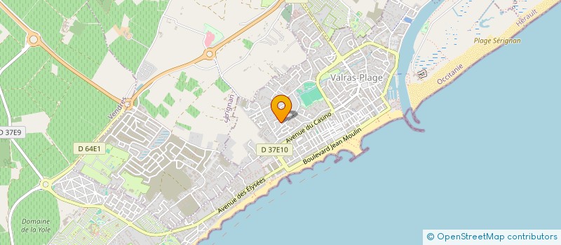 localisation de l'entreprise SCI DU PALAIS  VENDRES