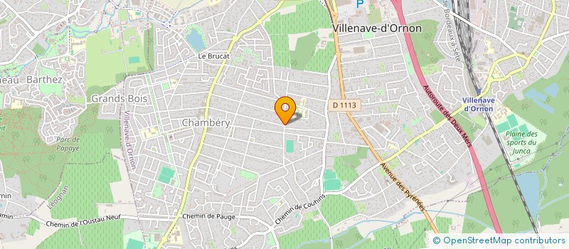 localisation de l'entreprise SCI DU PALAIS à VILLENAVE-D'ORNON