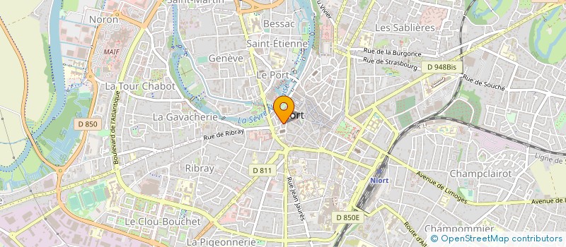 localisation de l'entreprise SCI DU PALAIS à NIORT
