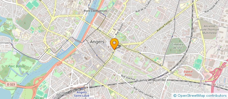 localisation de l'entreprise SCI DU PALAIS à ANGERS