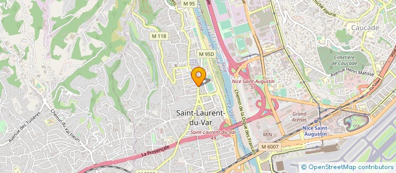 localisation de l'entreprise SCI DU PALAIS à SAINT-LAURENT-DU-VAR