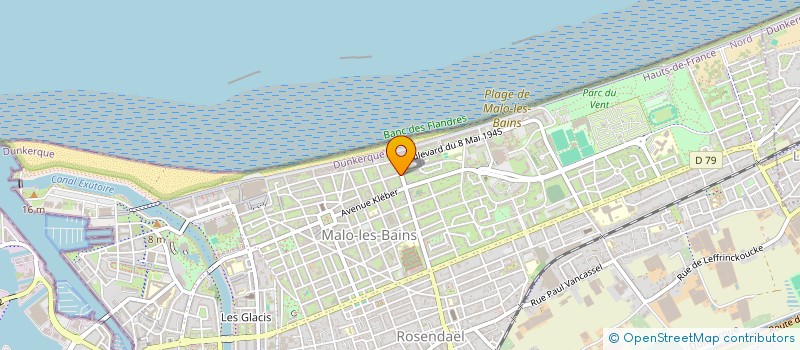 localisation de l'entreprise SCI DU PALAIS à DUNKERQUE