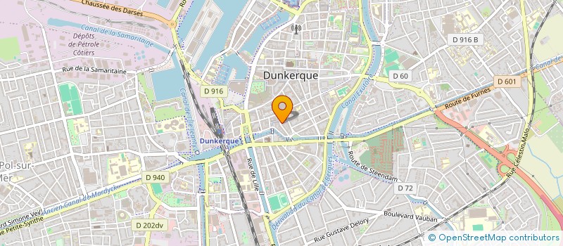 localisation de l'entreprise SCI DU PALAIS à DUNKERQUE