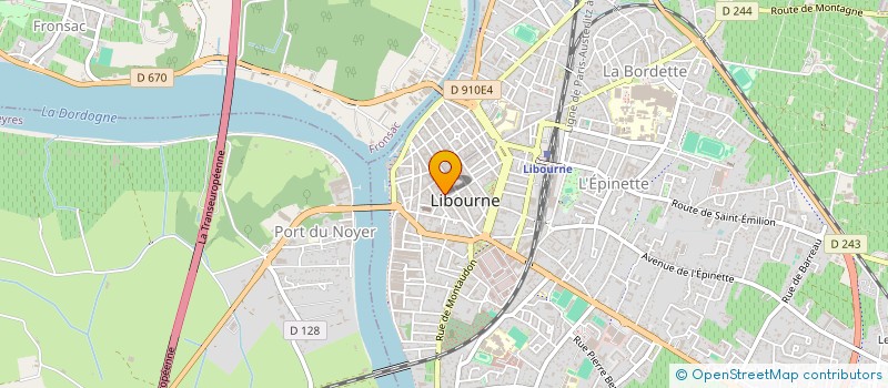 localisation de l'entreprise SCI  DU PALAIS  LIBOURNE