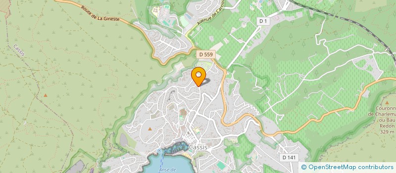 localisation de l'entreprise SCI DU PALAIS à CASSIS