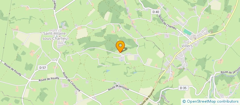 localisation de l'entreprise SCI DU PALAIS  ST HILAIRE SOUS CHARLIEU