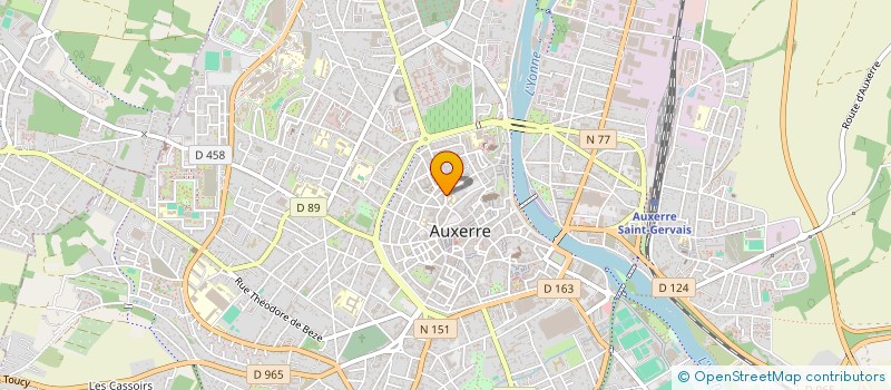 localisation de l'entreprise SCI DU PALAIS à AUXERRE