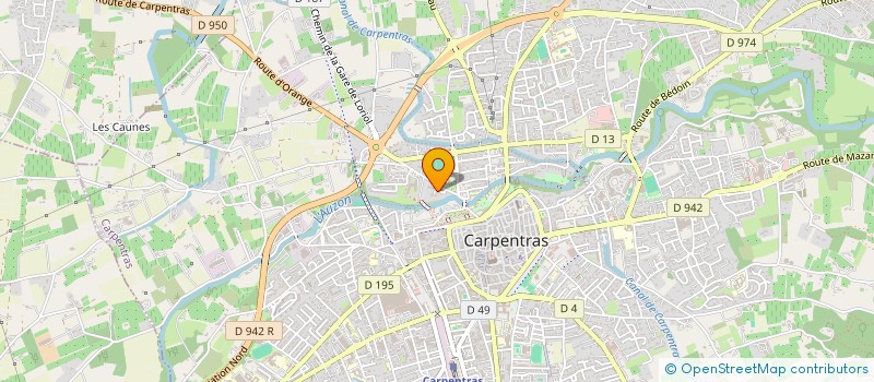 localisation de l'entreprise SCI DU PALAIS  CARPENTRAS