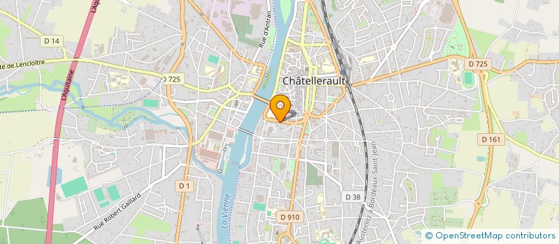 localisation de l'entreprise SCI DU PALAIS  CHATELLERAULT