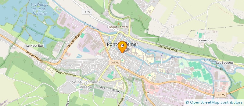 localisation de l'entreprise SCI DU PALAIS à PONT-AUDEMER