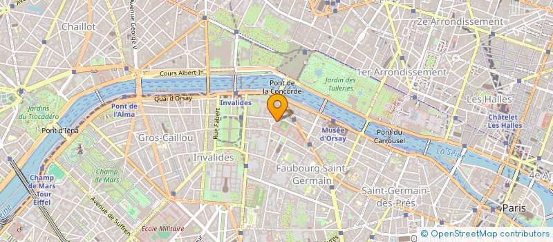 localisation de l'entreprise SCI DU PALAIS BOURBON  PARIS