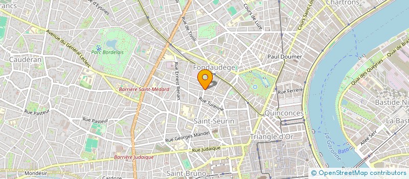 localisation de l'entreprise SCI DU PALAIS GALLIEN  BORDEAUX