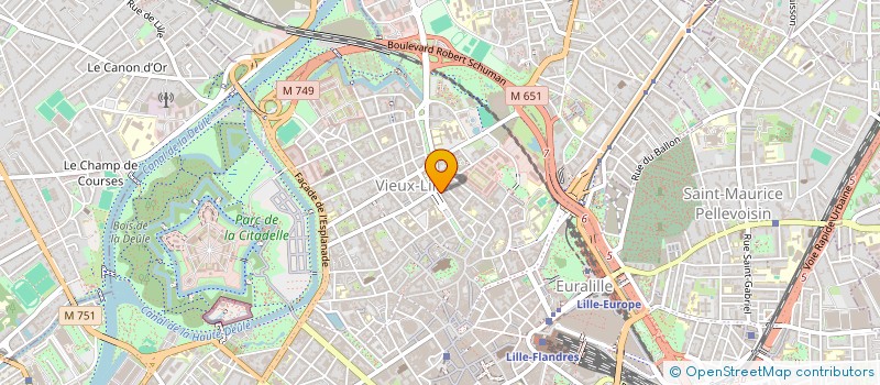 localisation de l'entreprise SCI DU PALAIS KLEBER  LILLE