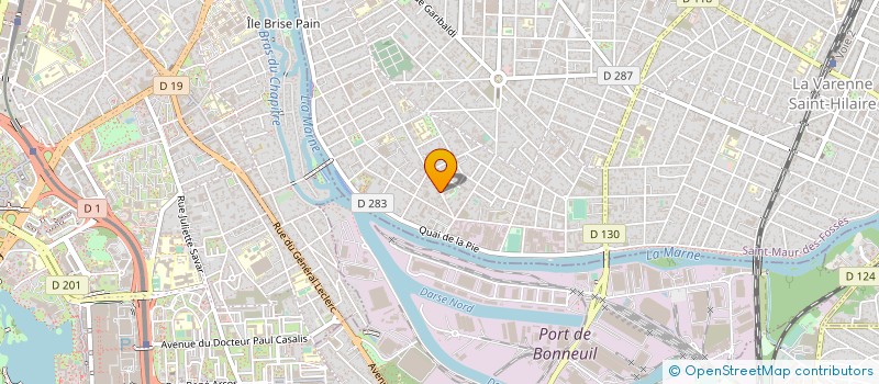 localisation de l'entreprise SCI DU PALAIS MIRAMAR  SAINT-MAUR-DES-FOSSES