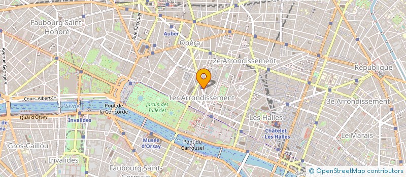 localisation de l'entreprise SCI DU PALAIS ROYAL  PARIS