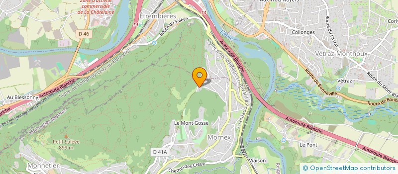 localisation de l'entreprise SCI DU PALAISTRA  ANNEMASSE