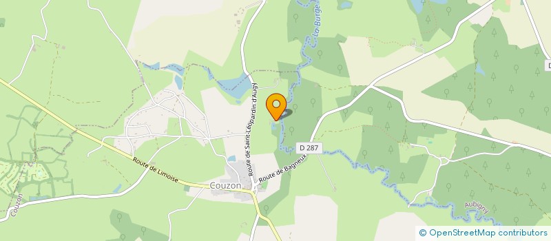 localisation de l'entreprise SCI DU PALET  COUZON