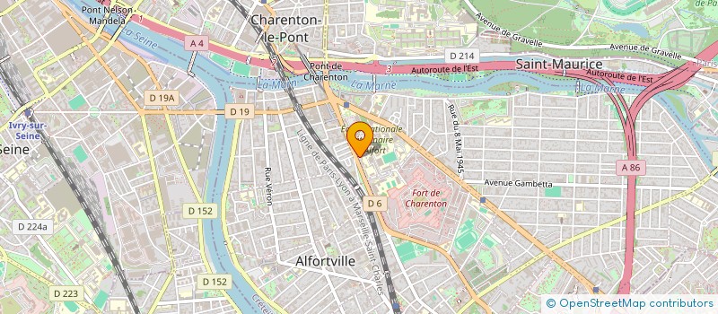 localisation de l'entreprise SCI DU PALMIER à MAISONS-ALFORT