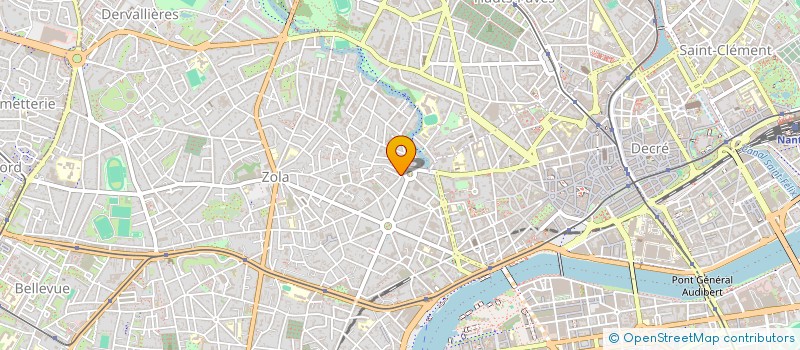 localisation de l'entreprise SCI DU PALUDIER BRILLAC  NANTES