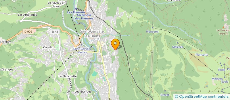 localisation de l'entreprise SCI DU PANLOUP  SAINT-GERVAIS-LES-BAINS