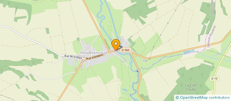 localisation de l'entreprise SCI DU PANORAMA  HOUDELAINCOURT