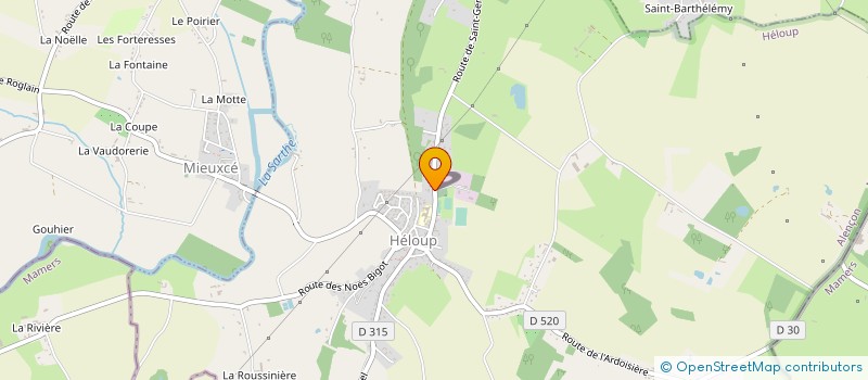 localisation de l'entreprise SCI DU PANORAMA à HELOUP