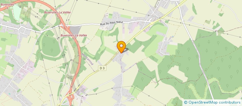 localisation de l'entreprise SCI DU PAOU  MONTAMISE