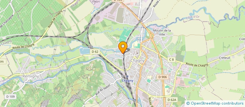 localisation de l'entreprise SCI DU PAQUIE FANE  CHAGNY