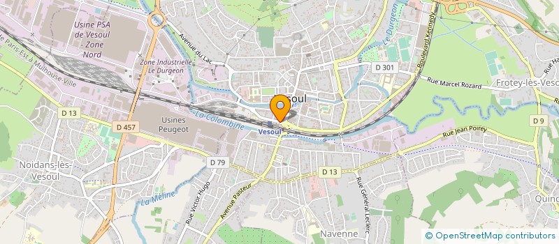localisation de l'entreprise SCI DU PAQUIS à VESOUL