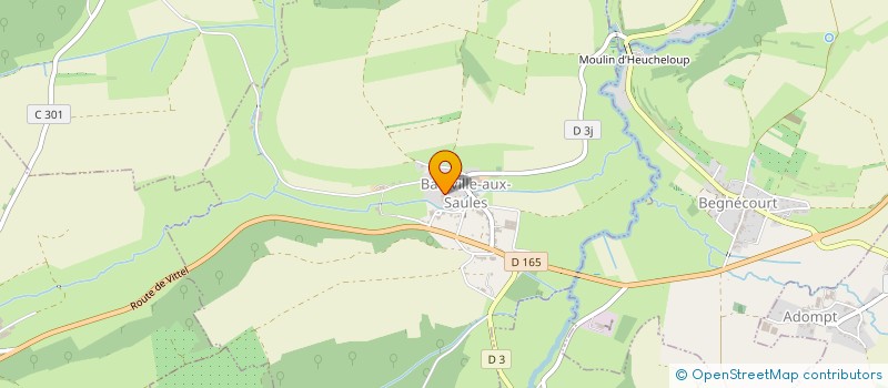 localisation de l'entreprise SCI DU PAQUIS  BAZEGNEY