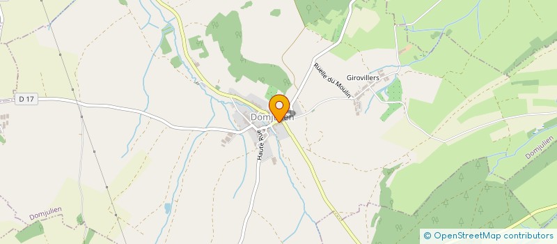 localisation de l'entreprise SCI DU PAQUIS  DOMJULIEN