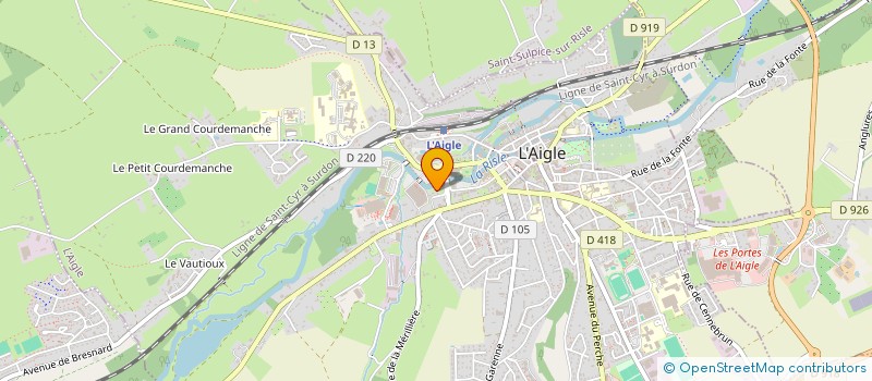 localisation de l'entreprise SCI DU PARADIS à L'AIGLE