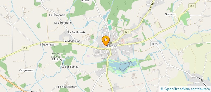 localisation de l'entreprise SCI DU PARADIS  PLESSE