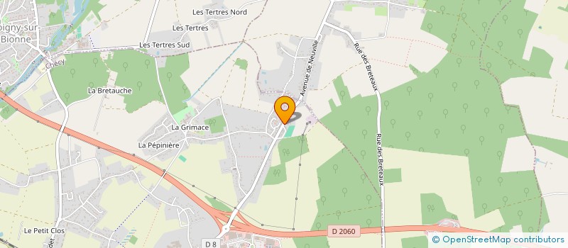 localisation de l'entreprise SCI DU PARADIS  CHECY