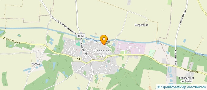 localisation de l'entreprise SCI DU PARADIS à VIENNE-EN-VAL