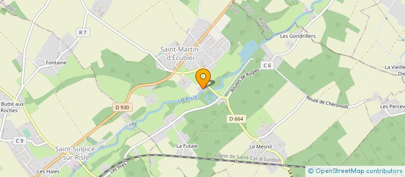 localisation de l'entreprise SCI DU PARADIS à SAINT-MARTIN-D'ECUBLEI