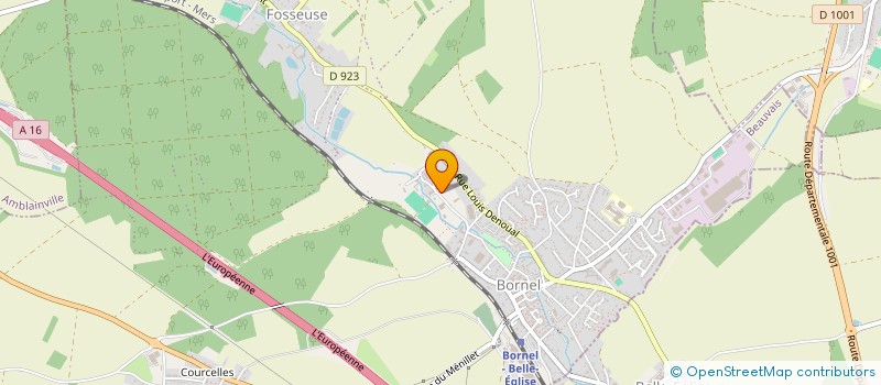 localisation de l'entreprise SCI DU PARADIS  BORNEL