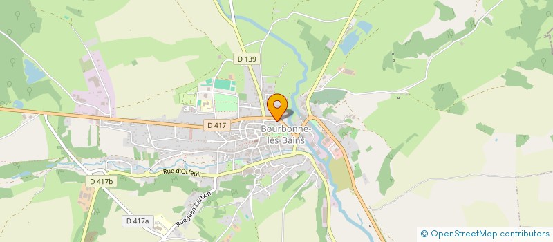 localisation de l'entreprise SCI DU PARADIS à BOURBONNE-LES-BAINS