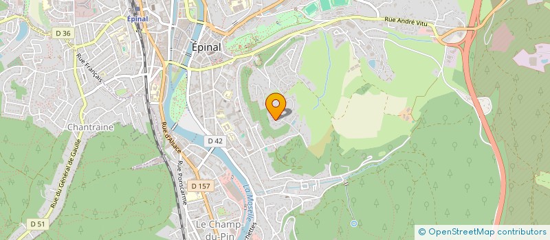localisation de l'entreprise SCI DU PARADIS à EPINAL