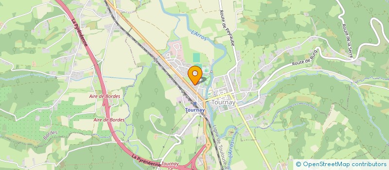 localisation de l'entreprise SCI DU PARADIS  TOURNAY