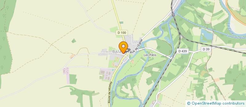 localisation de l'entreprise SCI DU PARADIS  BAZARNES