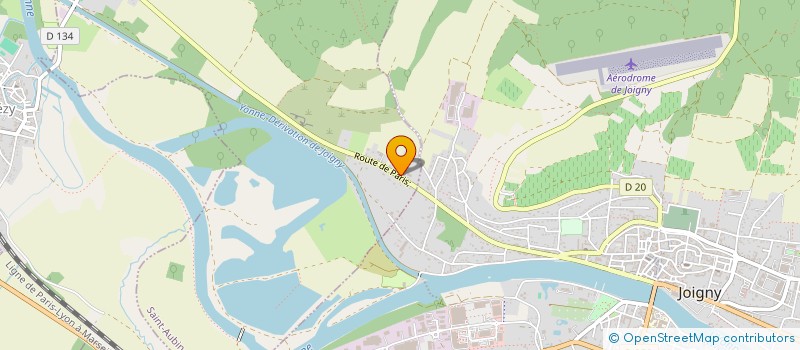 localisation de l'entreprise SCI DU PARADIS  SAINT-AUBIN-SUR-YONNE