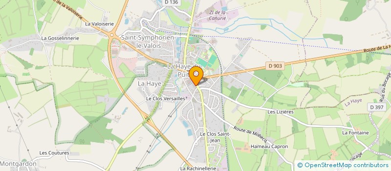 localisation de l'entreprise SCI DU PARADIS  MONTSENELLE