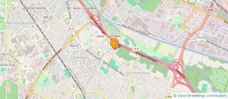 localisation de l'entreprise SCI DU PARADIS DES FAUX  CORMONTREUIL