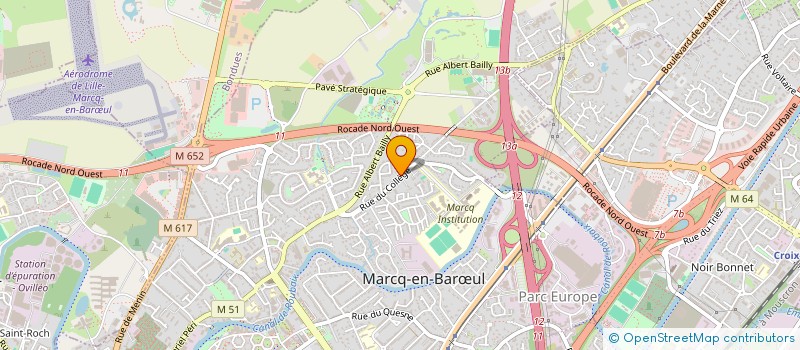 localisation de l'entreprise SCI DU PARAISO à MARCQ-EN-BARŒUL