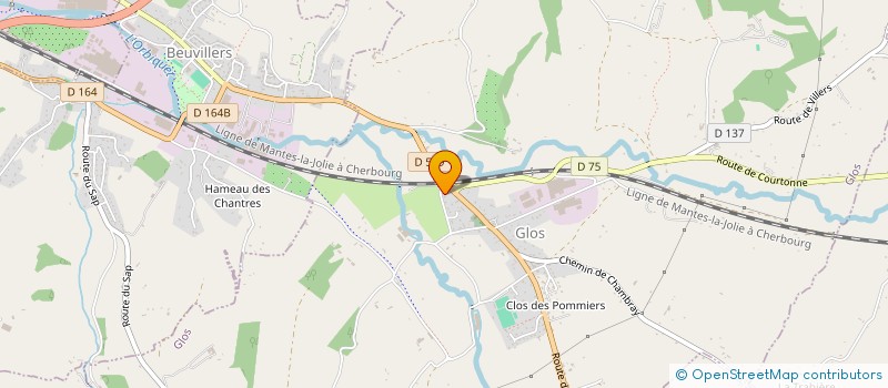 localisation de l'entreprise SCI DU PARC  HERMIVAL-LES-VAUX