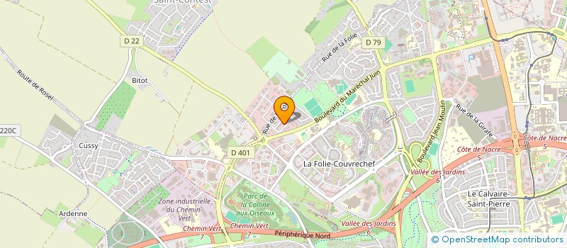 localisation de l'entreprise SCI DU PARC à CAEN