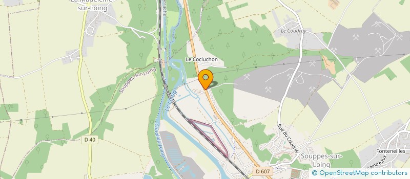 localisation de l'entreprise SCI DU PARC  SOUPPES-SUR-LOING