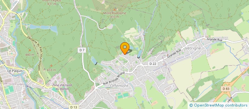 localisation de l'entreprise SCI DU PARC à OFFEMONT