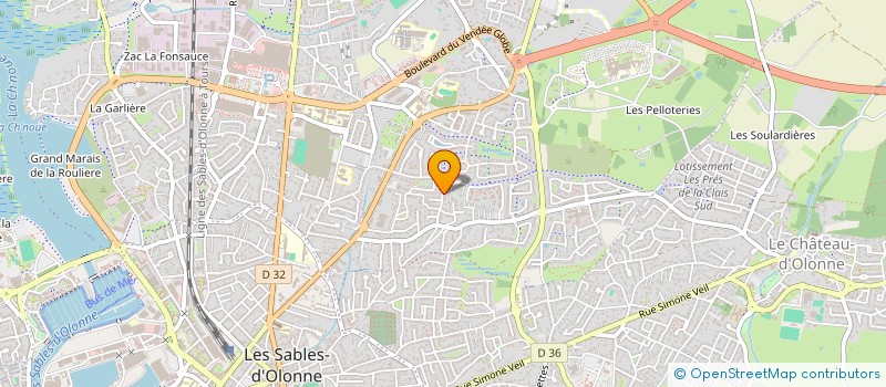 localisation de l'entreprise SCI DU PARC à LES SABLES D'OLONNE